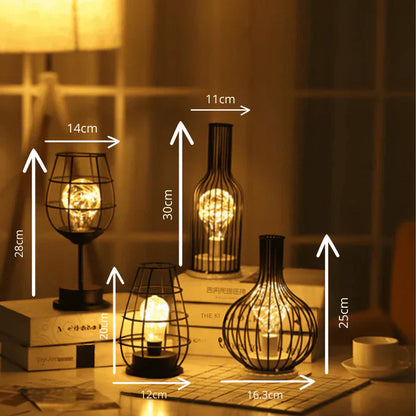 3 Design Tafellampen – Unieke Decoratieve Lampen – Warm Wit Licht