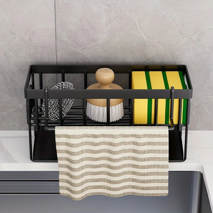 RVS Gootsteen Organizer met Handdoekenrek – Strak design