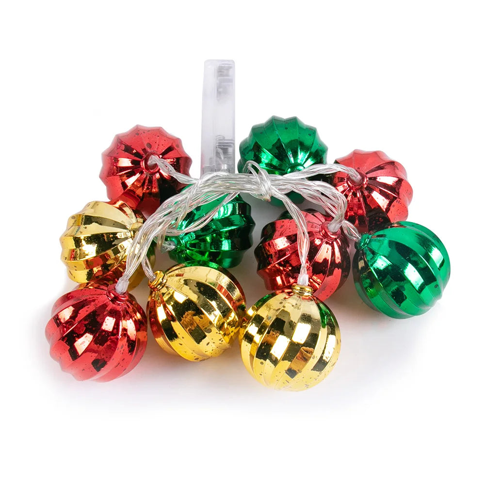 Kerst Lichtslinger met Sterren, Bollen & Figuren – Stijlvol tijdens de Feestdagen