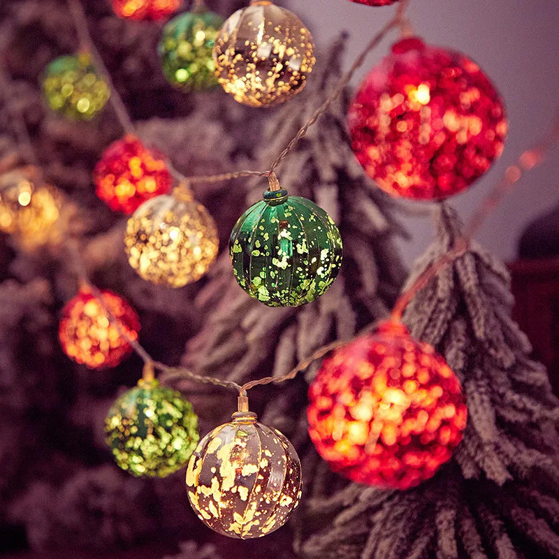 Kerst Lichtslinger met Sterren, Bollen & Figuren – Stijlvol tijdens de Feestdagen